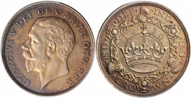 GREAT BRITAIN. Crown, 1930. London Mint. PCGS AU-58 Gold Shield.

S-4036; KM-836. Mintage: 4,847. A handsome example of the type, with subtle luster a...