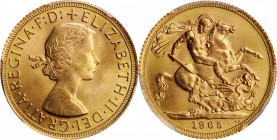 GREAT BRITAIN. Sovereign, 1965. London Mint. PCGS MS-65 Gold Shield.

Fr-417; S-4125; KM-908. An attractive Gem quality Sovereign with frosty surfaces...