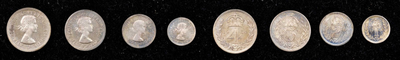 GREAT BRITAIN. Maundy Set (4 Pieces), 1964. London Mint. All CHOICE UNCIRCULATED...