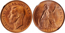GREAT BRITAIN. Penny, 1951. London Mint. NGC MS-66 Red.

S-4117; KM-869. A lovely Penny, bright with blazing mint red bloom.

Estimate: $30.00-$60.00