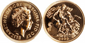 GREAT BRITAIN. Sovereign, 2000. Llantrisant Mint. PCGS MS-69 Gold Shield.

Fr-455; S-4430; KM-1001. A bright and flashy Sovereign, nearly flawless.

F...