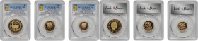 GREAT BRITAIN. Commemorative Gold Proof Set (3 Pieces), 2004. Llantrisant Mint. All PCGS PROOF-70 Deep Cameo Certified.

1) 2 Pounds. S-K17; Fr-453; K...