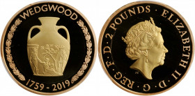 GREAT BRITAIN. 2 Pounds, 2019. Llantrisant Mint. PCGS PROOF-69 Deep Cameo Gold Shield.

1/2 Ounce Gold Proof. Mintage: 350. Struck to commemorate 260 ...
