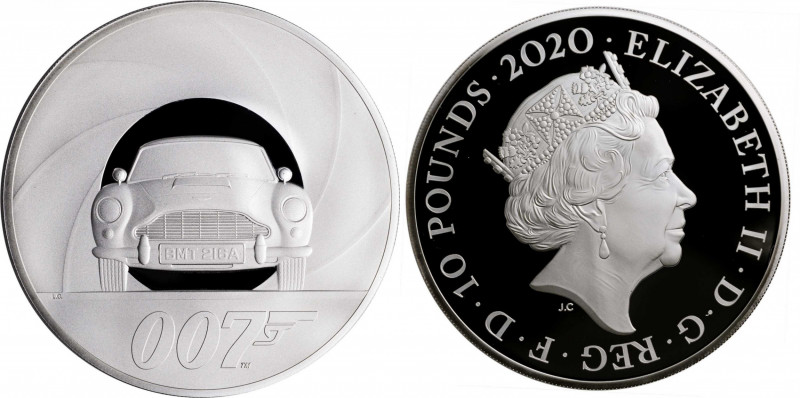 GREAT BRITAIN. Silver 10 Pounds (5 Ounce), 2020. Llantrisant Mint. Grade: PROOF ...