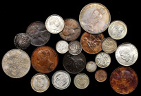 GREAT BRITAIN. Assorted Silver and Copper Denominations (21 Pieces), 1752-1927. Grade Range: EXTRA FINE to UNCIRCULATED.

A diverse mix of denominatio...