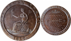 GREAT BRITAIN. Trade Tokens. Sheffield. Copper Penny Token, 1812. PCGS MS-64 Brown Gold Shield.

Withers-975; Davis-137. 'PAYABLE AT S. HOBSON AND SON...