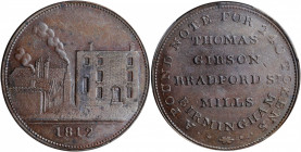 GREAT BRITAIN. Trade Tokens. Birmingham. Copper Penny Token, 1812. PCGS MS-63 Brown Gold Shield.

Withers-235; Davis-446. 'THOMAS GIBSON BRADFORD ST. ...