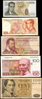 BELGIUM. Lot of (5). Royaume de Belgique. 20 to 100 Francs, Mixed Dates. P-129c, 134b, 138, 139 & 140. Fine to Very Fine.

Estimate: $50.00-$100.00