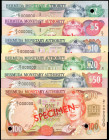 BERMUDA. Lot of (6). Bermuda Monetary Authority. 2 to 100 Dollars, 2000. P-Various. Specimens. Uncirculated.

Estimate: $100.00-$200.00