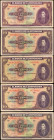 COLOMBIA. Lot of (7). Banco de la Republica. 10 Pesos Oro, 1941-63. P-389a, 389b, 389d, 389e & 389f. Fine to Extremely Fine.

Varieties included in th...
