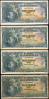 COLOMBIA. Lot of (4). Banco de la Republica. 10 Pesos Oro, 1953-61. P-400a, 400b & 400c. Fine to Extremely Fine.

Years included are 1953, 1958, 1960 ...