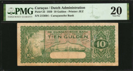 CURACAO. De Curacaosche Bank. 10 Gulden, 1939. P-23. PMG Very Fine 20.

Estimate: $100.00-$200.00