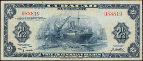 CURACAO. Muntbiljet. 2 1/2 Gulden, 1942. P-36. Very Fine.

Light staining is noticed.

Estimate: $50.00-$100.00