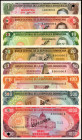 DOMINICAN REPUBLIC. Lot of (8) Banco Central de la Republica Dominicana. 1 to 1000 Pesos, ND. P-117s, 118s, 119s, 120s, 121s, 122s, 123s & 124s. Speci...