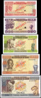 EQUATORIAL GUINEA. Lot of (5). Banque Centrale de la Republique de Guinee. 50 to 1000 Francs, 1960. P-29s to 33s. Specimens. Uncirculated.

Estimate: ...