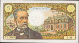 FRANCE. Banque de France. 5 Francs, 1966. P-146a. About Uncirculated.

Estimate: $100.00-$200.00