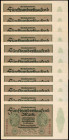 GERMANY. Lot of (11). Reichsbanknote. 500,000 Mark, 1923. P-88. Consecutive. Uncirculated.

Estimate: $50.00-$100.00