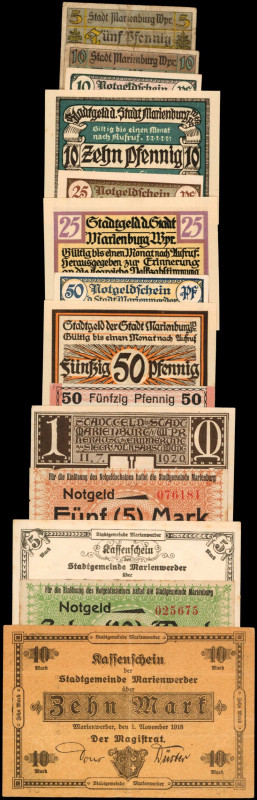 GERMANY. Lot of (18). Notgeld. Mixed Denominations, Mixed Dates. P-Various. Fine...