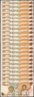 GHANA. Lot of (27). Bank of Ghana. 5 Cedis, 1977. P-15. Consecutive. Uncirculated.

Estimate: $50.00-$100.00