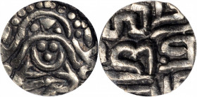 INDIA. Kalachuris of Tripuri. Debased Gold Stater, ND (1015-1041). Gangeya Deva. Graded MS-63 by NNC.

cf.Deyell-119. This type was almost certainly s...