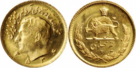 IRAN. 1/2 Pahlavi, MS 2536 (1977). Grade: UNCIRCULATED.

Fr-101; KM-1200. A boldly struck and fully lustrous coin.

Estimate: $200.00-$300.00