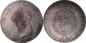 ITALY. Sardinia. Scudo, 1758. Carlo Emanuele III. VERY FINE.

KM-48; Dav-1494; Cud-946. A decently struck Scudo with even wear, light gray tone, and o...