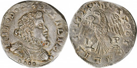 ITALY. Sicily. 4 Tari, 1624-IP. Philip IV. PCGS AU-50 Gold Shield.

KM-21. A crudely struck but well detailed coin, better than average for roundness ...