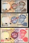 LESOTHO. Lot of (3). Lesotho Monetary Authority. 2, 5 & 10 Maloti, 1990. P-1s, 2s & 3s. Uncirculated.

A trio of Specimens from Lesotho, all of which ...