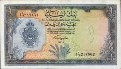 LIBYA. Bank of Libya. 1 Pound, 1963. P-25a. Very Fine.

Estimate: $125.00-$175.00
