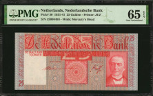 NETHERLANDS. Nederlandsche Bank. 25 Gulden, 1931-41. P-50. PMG Gem Uncirculated 65 EPQ.

Estimate: $100.00-$200.00