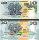 PAPUA NEW GUINEA. Lot of (2). Bank of Papua New Guinea. 10 Kina, Mixed Dates. P-7 & 10a. Uncirculated.

Estimate: $50.00-$100.00