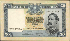 PORTUGAL. Banco de Portugal. 50 Escudos, 1955. P-160b. Uncirculated.

Estimate: $100.00-$200.00