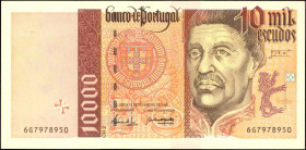 PORTUGAL. Banco de Portugal. 10,000 Escudos, 1998. P-191c. Uncirculated.

Estimate: $50.00-$100.00