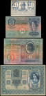 ROMANIA. Lot of (4). Mixed Banks. Mixed Denominations, 1902-19. P-R4, R9, R21 & Unlisted. Very Fine to Extremely Fine.

Estimate: $75.00-$150.00