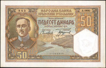 YUGOSLAVIA. Narodna Banka. 50 Dinara, 1931. P-28. Uncirculated.

Estimate: $25.00-$50.00