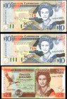 MIXEC LOTS. Lot of (3). Eastern Caribbean & Belize. Mixed Dates. 10 & 20 Dollars. Uncirculated.

Included in this lot are two Eastern Caribbean 10 Dol...