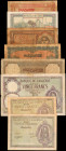 MIXED LOTS. Lot of (8). Mixed Banks. Mixed Denominations, Mixed Dates. P-Various. Fine to Very Fine.

Included in this lot are Algeria P-77a, 77b, two...