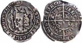 SCOTLAND. Groat (4 Pence), ND (1371-90). Perth Mint. Robert II. NGC VF-30.

S-5136. Weight: 3.93 gms. Very attractive with deep tone and glossy surfac...