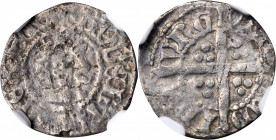 SCOTLAND. 1/2 Penny, ND (1403-1406). Edinburgh Mint. Robert III. NGC VF Details--Environmental Damage.

S-5187. Weight: 0.69 gms. Second Issue. A desi...
