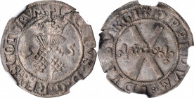 SCOTLAND. Bawbee, ND (1538-42). Edinburgh Mint. James V. NGC VF Details--Environmental Damage.

S-5383. Weight: 1.79 gms. Third Coinage. Sharp and app...