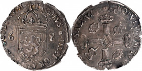 SCOTLAND. 1/2 Merk (Noble), 1580. Edinburgh Mint. James VI. NGC VF-30.

S-5478. Weight: 6.59 gms. Second Coinage. Sharply defined with pleasing dark t...