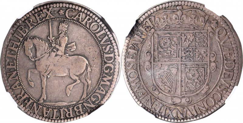 SCOTLAND. 30 Shillings, ND (1637-42). Edinburgh Mint; mm: B and flower/B and thi...