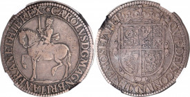 SCOTLAND. 30 Shillings, ND (1637-42). Edinburgh Mint; mm: B and flower/B and thistle. Charles I. NGC VF-25.

S-5553; KM-87. Weight: 14.60 gms. Third C...