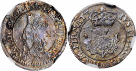 SCOTLAND. 20 Pence, ND (1637-42). Edinburgh Mint; mm: B/F. Charles I. NGC AU Details--Cleaned.

S-5587; KM-74. Weight: 0.89 gms. Third Coinage, Falcon...