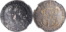 SCOTLAND. 40 Shillings, 1692. Edinburgh Mint. William II & Mary II. NGC VF Details--Tooled.

S-5650; KM-125; Burns-5 (fig. 1066). Weight: 18.39 gms. I...