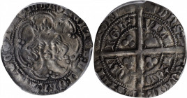 SCOTLAND. Groat, ND (1390-1403). Edinburgh Mint. Robert III. PCGS EF-40 Gold Shield.

S-5164. Facing bust type. A decently struck Groat with the usual...
