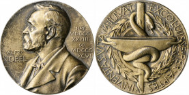 SWEDEN. Nobel Nominating Committee for Medicine Gilt-Silver Medal, "L10" (1985). Royal Swedish (Eskilstuna) Mint. PCGS SPECIMEN-64 Gold Shield.

Ehren...