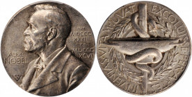 SWEDEN. Nobel Nominating Committee for Medicine Silver Medal, 1920. PCGS SPECIMEN-62 Gold Shield.

Rim inscribed 'SILVER' and '1920'. The earliest dat...