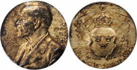 SWEDEN. Nobel Nominating Committee for Science Gilt-Silver Medal, "G10" (1981). Royal Swedish (Eskilstuna) Mint. PCGS SPECIMEN-62 Gold Shield.

Obvers...