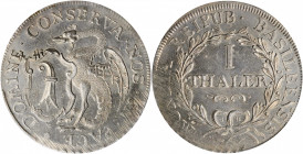 SWITZERLAND. Basel. Taler, 1765-IH. PCGS Genuine--Cleaned, Unc Details Gold Shield.

Dav-1754; KM-169. A boldly struck and sharply detailed Taler, wit...